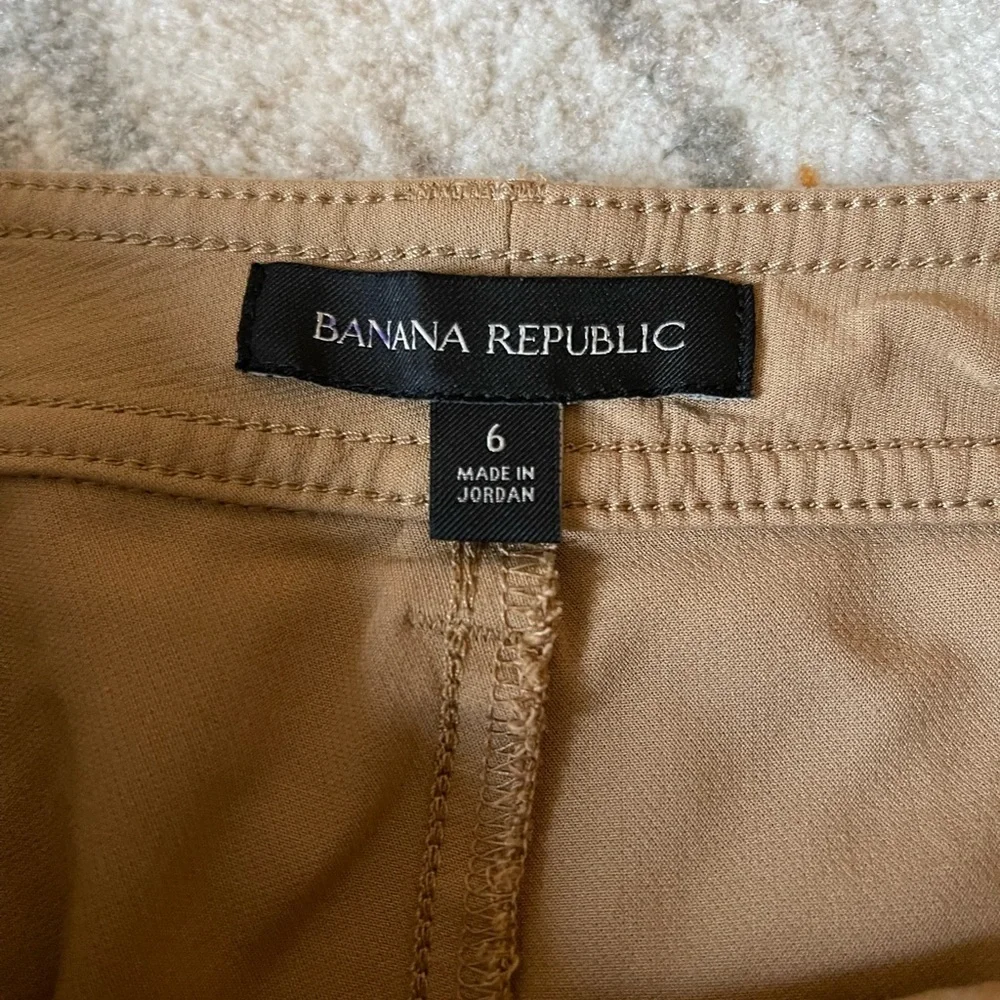 Banana Republic Tapered Cargo Stretch Pants Khaki 6 - Picture 3 of 3